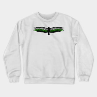 Fly With Pride, Raven Series - Neutrois Crewneck Sweatshirt